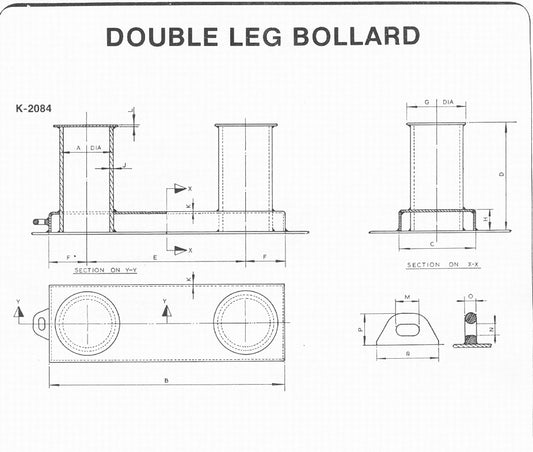 Double Leg Bollard