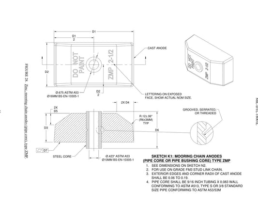 ZMP — MIL-DTL-18001L specification drawing