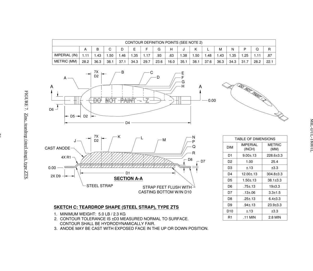 ZTS — MIL-DTL-18001L specification drawing